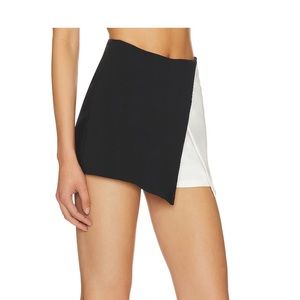 NWOT Superdown Skort - Black and White, XS